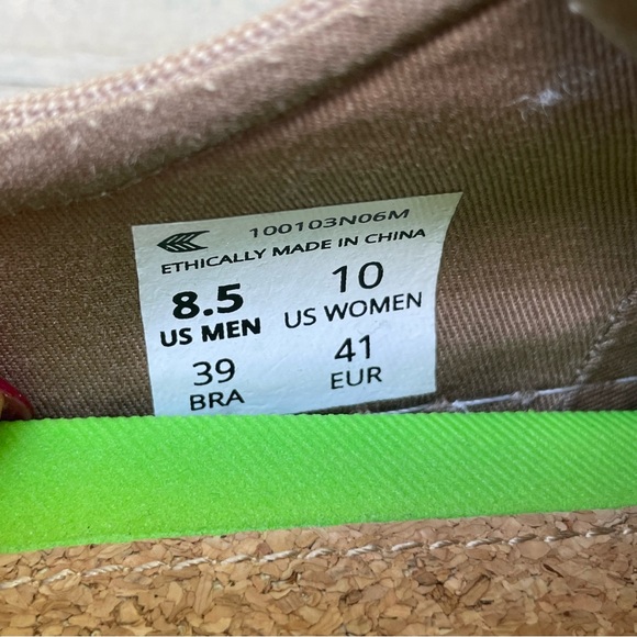 Cariuma OCA Low Washed Burn Sand Nude and Contrast Thread Canvas shoes size 10 - Picture 12 of 13